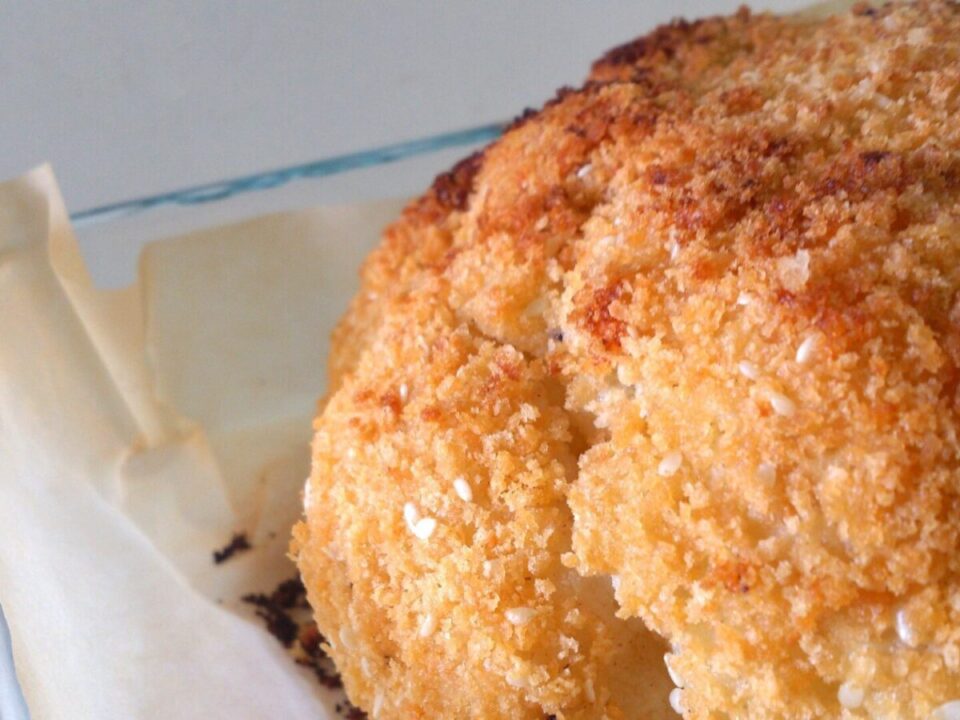 כרובית אפויה בציפוי שומשום מלא