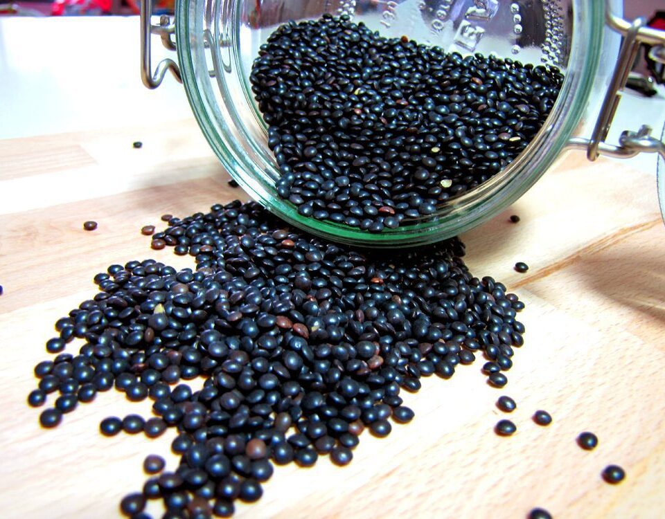 עדשים שחורות
